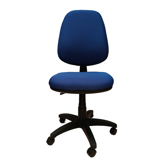 Silla Ejecutiva Alta Adequar Sin Brazos, color Azul