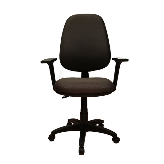 Silla Ejecutiva Alta Adequar Con Brazos, color Gris