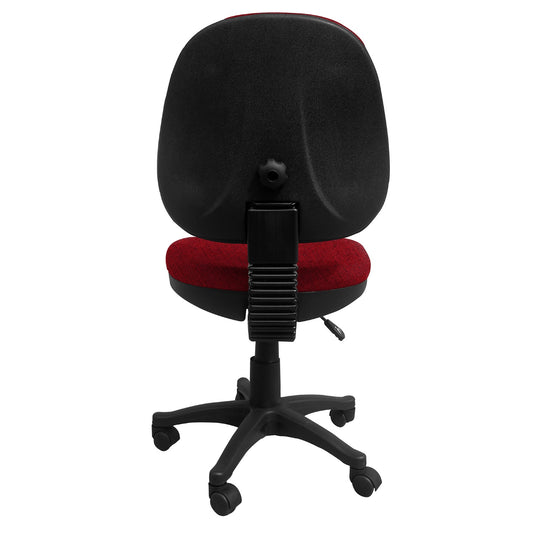 Silla Escritorio PLATINUM MEDIA Rojo Tomate ref:2045