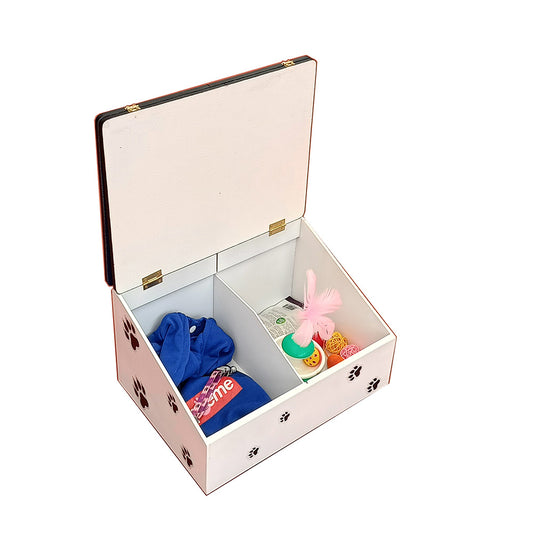 Rascador y Organizador Gatibox Blanco - AZUL-RBA 015