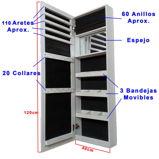 Organizador de Joyas Adequar de 120 cms.