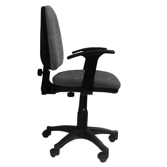 Silla Escritorio LIZZA MEDIA CONTAC Gris Ratón Con Brazos ref: 2002