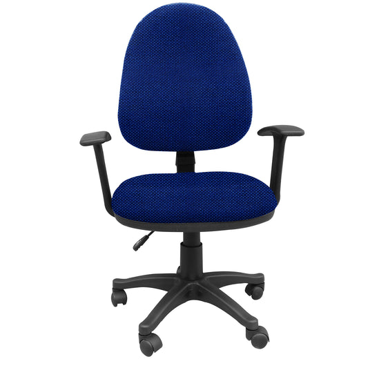 Silla Escritorio LIZZA ALTA Azul Rey Con Brazos ref: 2091