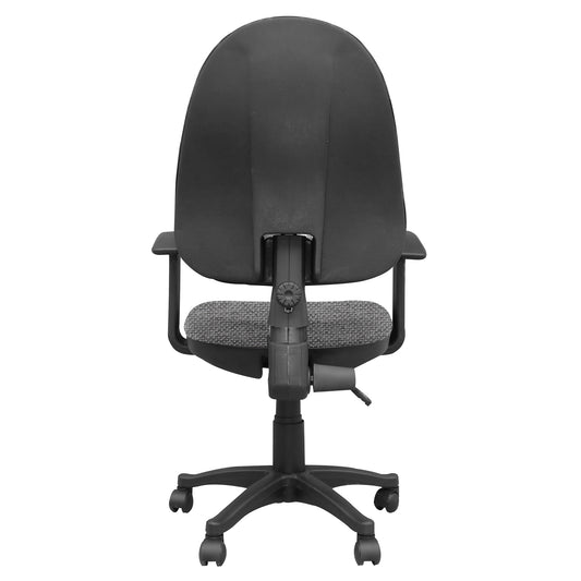 Silla Escritorio LIZZA ALTA Gris Ratón Con Brazos ref: 2092