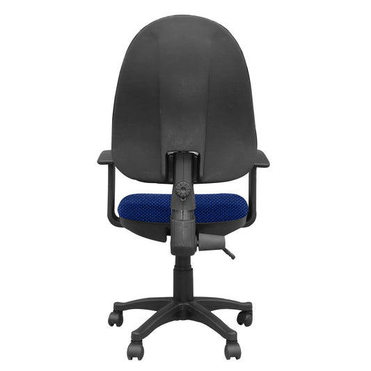 Silla Escritorio LIZZA ALTA Azul Rey Con Brazos ref: 2091