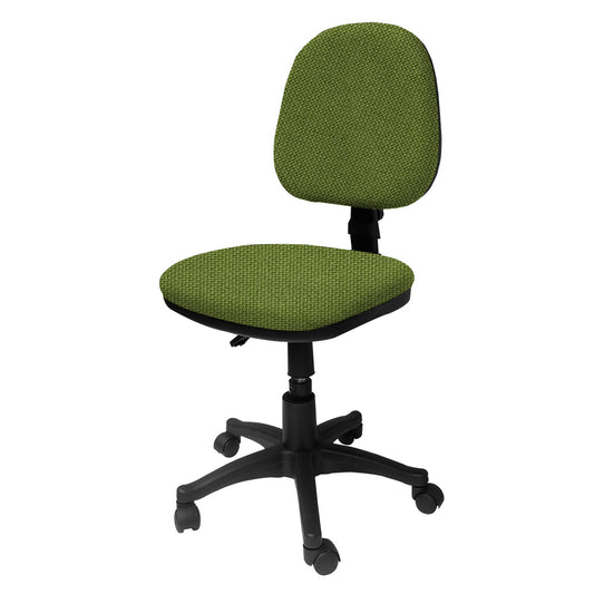 Silla Escritorio LIZZA MEDIA CONTAC Verde Manzana Sin Brazos ref: 2030