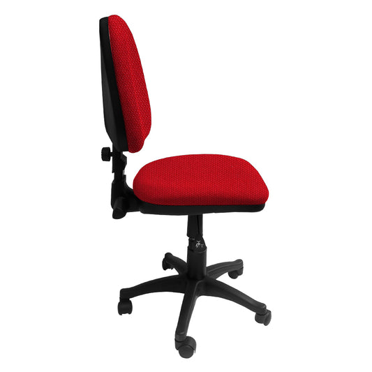 Silla Escritorio LIZZA MEDIA CONTAC Rojo Fuego Sin Brazos ref: 2024