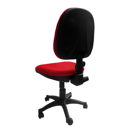 Silla Escritorio LIZZA MEDIA CONTAC Rojo Fuego Sin Brazos ref: 2024