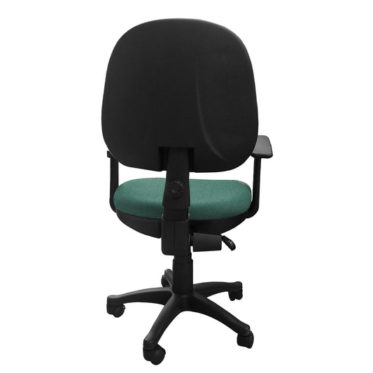 Silla Escritorio LIZZA MEDIA CONTAC Turquesa Con Brazos ref: 2008