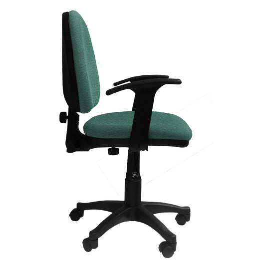 Silla Escritorio LIZZA MEDIA CONTAC Turquesa Con Brazos ref: 2008