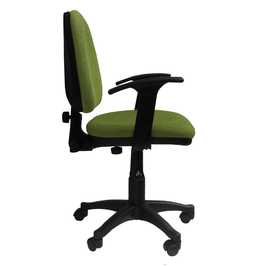 Silla Escritorio LIZZA MEDIA CONTAC V.Manzana Con Brazos ref: 2010
