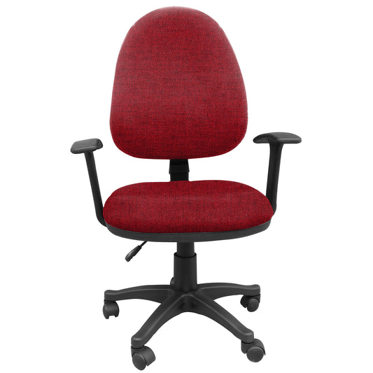 Silla Escritorio LIZZA ALTA Rojo Tomate Con Brazos ref: 2095