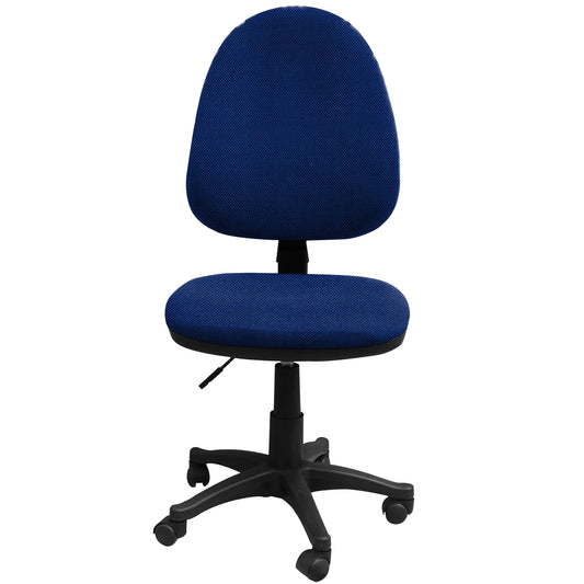 Silla Escritorio LIZZA ALTA Azul Rey Sin Brazos