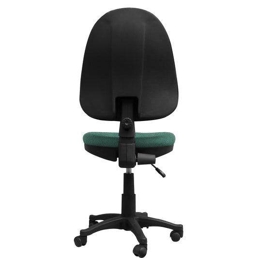 Silla Escritorio LIZZA ALTA Verde Turquesa Sin Brazos