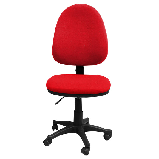 Silla Escritorio LIZZA ALTA Rojo Fuego Sin Brazos