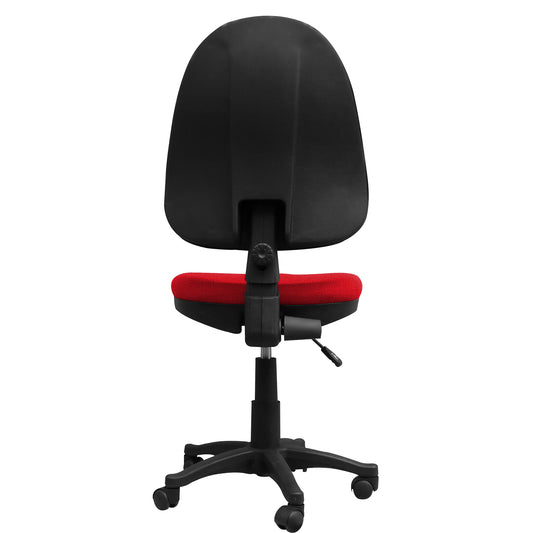 Silla Escritorio LIZZA ALTA Rojo Fuego Sin Brazos