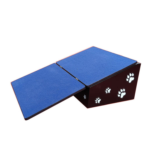 Rascador y Organizador Gatibox Negro Azul-RNA 015