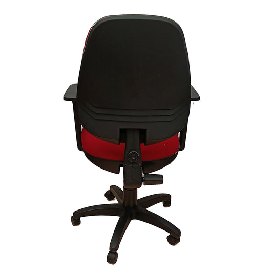 Silla AdeQuar Alta - Con Brazos, color Rojo