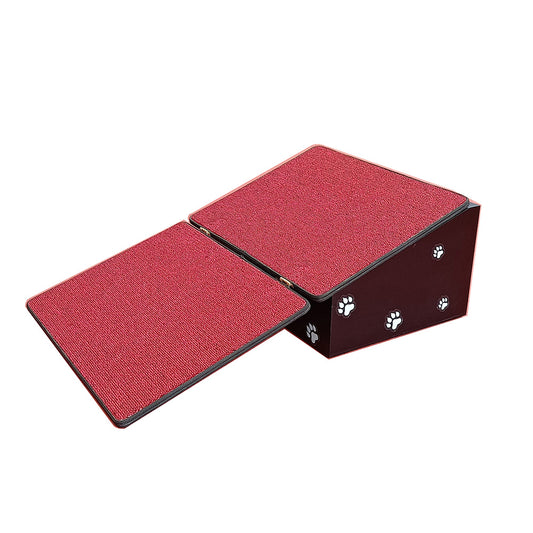 Rascador y Organizador Gatibox Negro Rojo Tomate-RNA 012