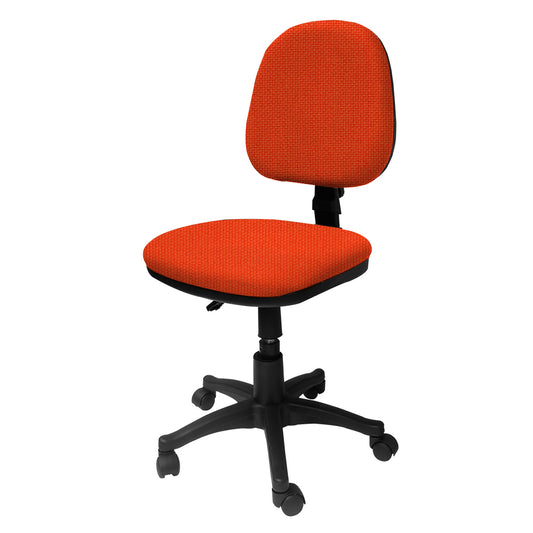 Silla Escritorio LIZZA MEDIA CONTAC Naranja Sin Brazos  ref: 2026