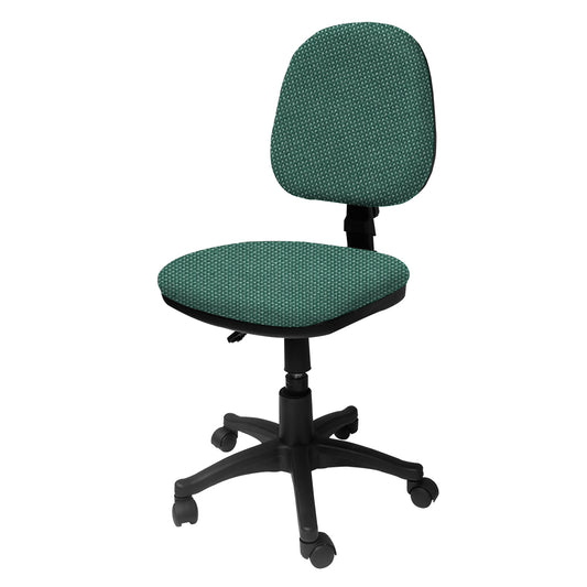Silla Escritorio LIZZA MEDIA CONTAC Turquesa Sin Brazos ref: 2028