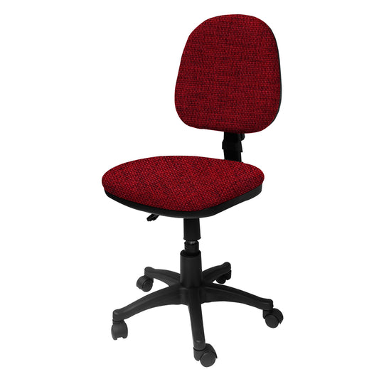 Silla Escritorio LIZZA MEDIA CONTAC Rojo Tomate Sin Brazos ref: 2025
